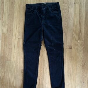 J Brand Dark Blue Corduroy Pants